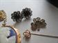 Vintage and Up Jewelry Lot Pins Earrings Cameo Pendant Bee Premier Design Bracelet