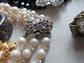 Junk Jewelry Lot Harvest Rhinestones Repurpose  Miriam Haskell Single Earring Jewelry Making Destash