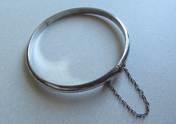 Vintage Sterling Silver Bangle Bracelet Fine Jewelry
