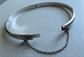 Vintage Sterling Silver Hinged Bangle Bracelet 925 6.4 Grams Fine Jewelry