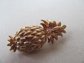Vintage Krementz Signed  Pineapple Pin 