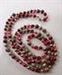 Vintage Red Long Glass and Lucite Necklace