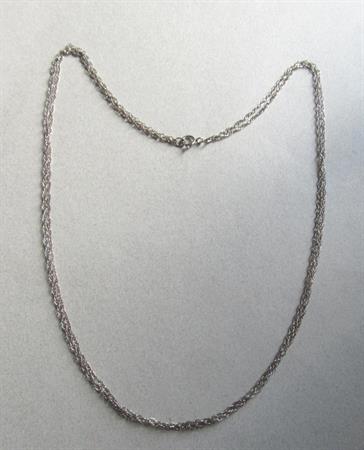 Sterling Silver Delicate Double 18