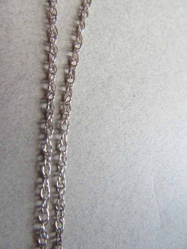Sterling Silver Double Chain 18" Fine Jewelry