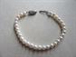 Genuine Pearl Baby Bracelet 14k White Gold Clasp Baby Girl Shower Gifts