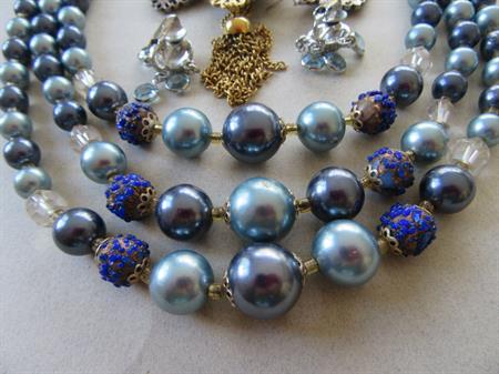 Vintage Blue Jewelry Lot