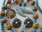Vintage Jewelry Lot Necklaces Earrings Beads Rabbit Pin