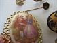 Vintage Jewelry Lot Pins Zentall Damascene Heart And Key Bracelet Cloisonné Locket and More