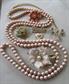 Vintage Pink Jewelry Lot 