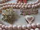 Vintage Pink Jewelry Lot 
