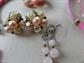 Vintage Jewelry Lot Mod Necklace Rose Quartz Kramer Earrings