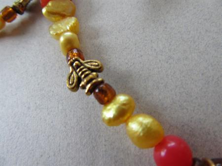 Genuine Fresh Water Pearl Bees Necklace Set For Crafting