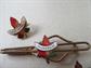 Vintage Enameled Maple Leaves Canada Souvenir Pins and Tie Bar Summerside Niagara Falls