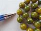 Vintage Genuine Bakelite Choker Necklace Beads Yellow Creamed Spinach For Restringing Destash