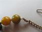 Vintage Genuine Bakelite Choker Necklace Beads Yellow Creamed Spinach For Restringing Destash