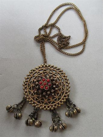 Vintage Banjara Necklace Agate or Carnelian Stone