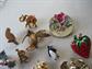 Vintage Figural Pin Lot Birds Rhinestone Strawberry Penguin Rabbit Eagle Ladybug