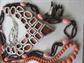 Vintage  and Up Jewelry Lot Stone Copper Celluloid Necklaces Bracelet