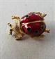 Ladybug Pin Insect Figural