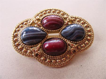 Vintage Venetian Glass Pin 