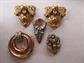Vintage 1940's Dress Clips Lot Coro Fur Clip