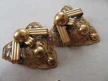 Vintage 1940's Dress Clips Lot Coro Fur Clip