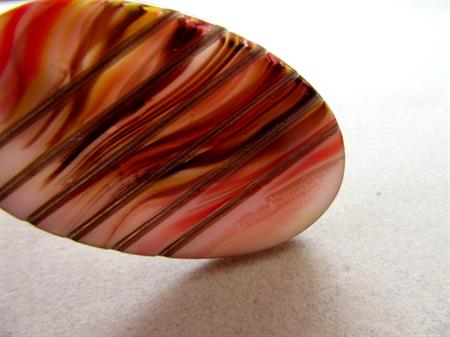 Vintage Czech Glass Pin
