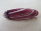 Vintage Czech Glass Purple and White Pin