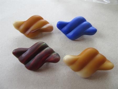 Vintage Czech Glass Pin Lot