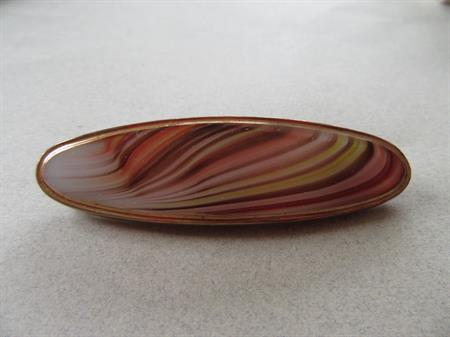 Vintage Czech Glass Pin