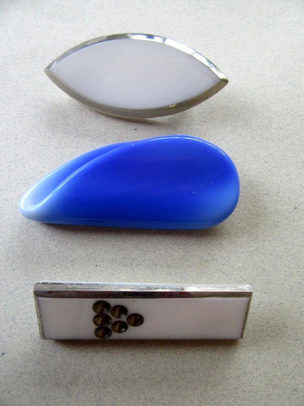 Vintage Czech Glass Pin Lot