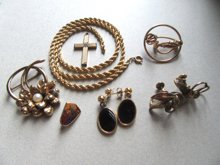 Vintage Gold Filled Jewelry Lot Some As Is 
