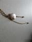 Sterling Silver Gold Washed Genuine Coin Pearl Necklace Fine Jewelry