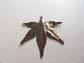 Vintage Dipped Pot Leaf Pendant Marijuana Stoner Weed