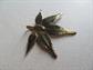 Vintage Dipped Pot Leaf Pendant Marijuana Stoner Weed
