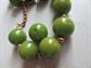 Genuine Bakelite Green Broken Necklace 20 Beads For Restring Destash Jewelry Making