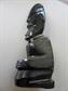 Vintage Obsidian Tiki Statue Paper Wight Mayan