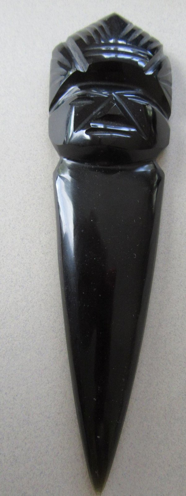 Vintage Tiki Letter Opener Talisman Mayan Aztec