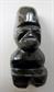 Vintage Obsidian Tiki Statue Aztec Mayan