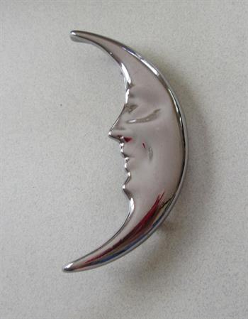 1980's Crescent Moon Pin Figural Vintage Jewelry