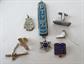 Vintage Israel Jewelry Lot Judea Jewish Star of David Pin Tie Tac