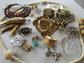 1920's and Up Jewelry Parts Lot Destash Carved Beads Doo Dads