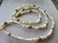 Vintage Mother of Pearl Necklaces Bib Cleopatra Monet Shell Beads
