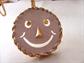 Vintage Smiley Face Jiggle Eyes Pin Pendant Necklace 