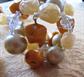 Vintage Genuine Bakelite and Lucite Necklace Bracelet Set Peanut Butter 