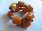 Vintage Bakelite Memory Wire Bracelet 