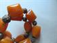 Vintage Bakelite Memory Wire Bracelet 