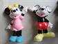 Vintage Mickey Mouse And Minie Mouse Figurines Disney