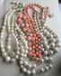 1950's  Necklace Lot All Wearable Vintage Jewelry