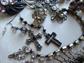 Rhinestone Harvest Lot Jewelry Making Supplies